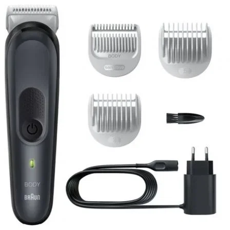 Braun BodyGroomer Series 3 BG3350 Negro, Gris